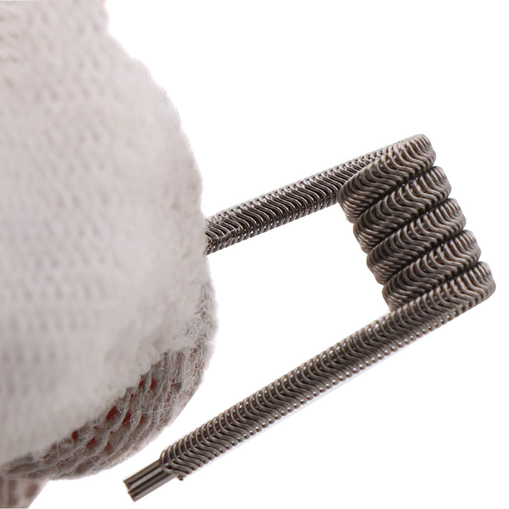 NEW XFKM 100PCS/box NI80/A1/SS - Clapton Wire Pre Built recension och pris