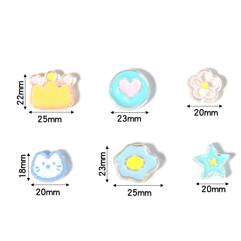 10Pcs 20mm Resin Beads Colorfu - Drip Tip Resin recension och pris