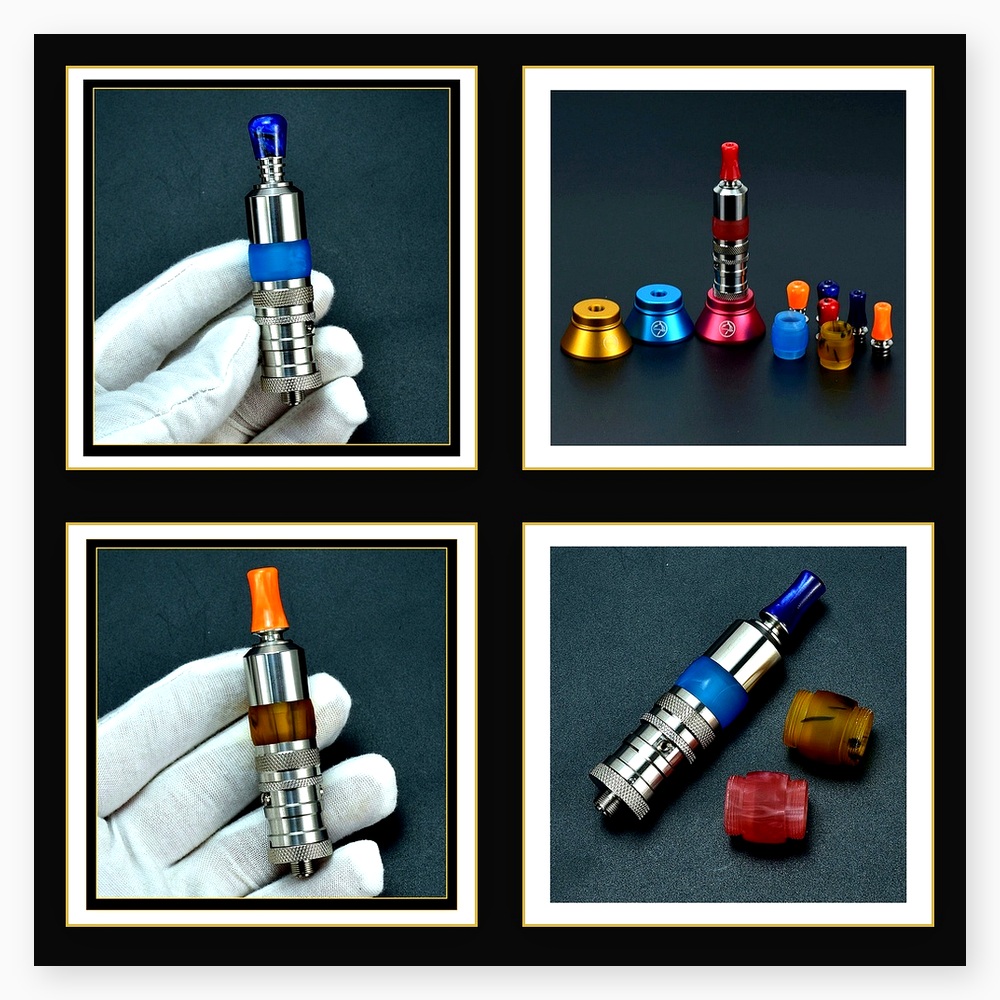 Wolfcoolvape Flash-e-Vapor Dua - Drip Tip Resin recension och pris