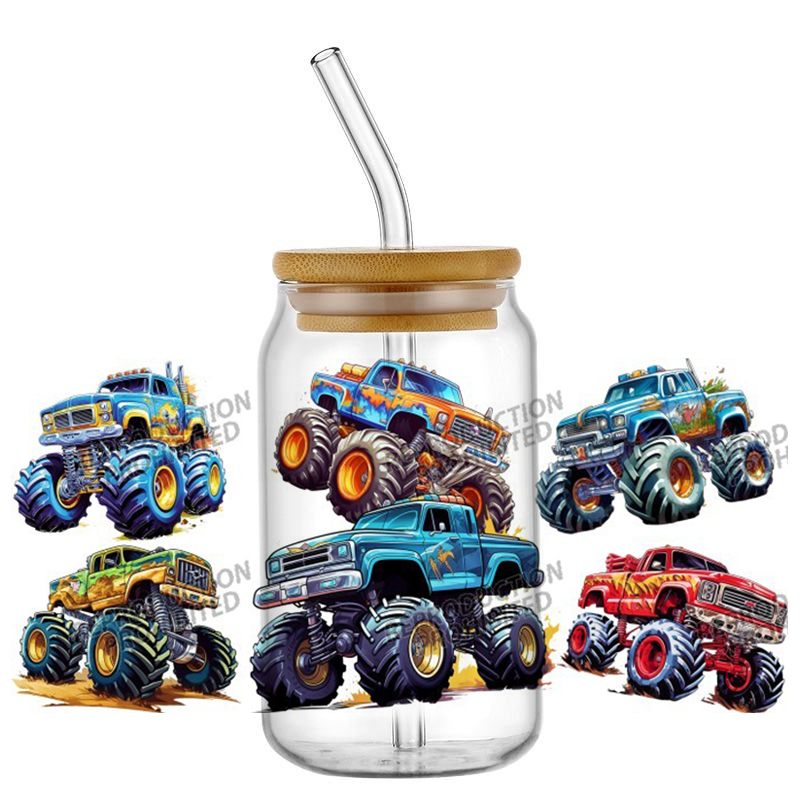 Monster Truck design UV DTF Wr - Rdta Tank Glass recension och pris