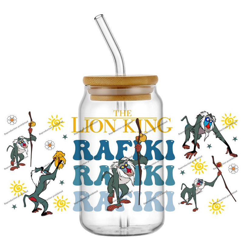 The KING Lion cartoon Characte - Rdta Tank Glass recension och pris