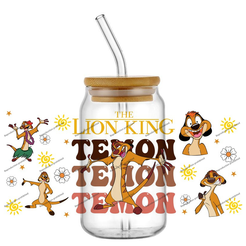 The KING Lion cartoon Characte - Rdta Tank Glass recension och pris