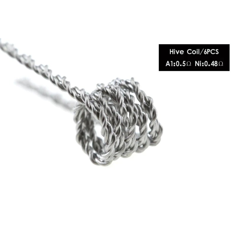 48Pcs/Set 8 in 1 Prebuilt Coil - Clapton Wire Pre Built recension och pris